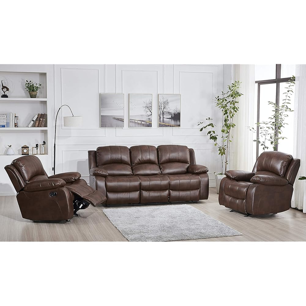 Comfort and Design A Deep Dive into Bonded Leather Reclining Loveseats