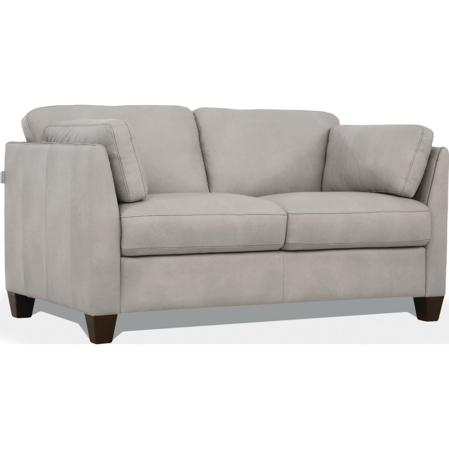 Decoding the Durability of Dusty White Leather in the ACME Matias Loveseat