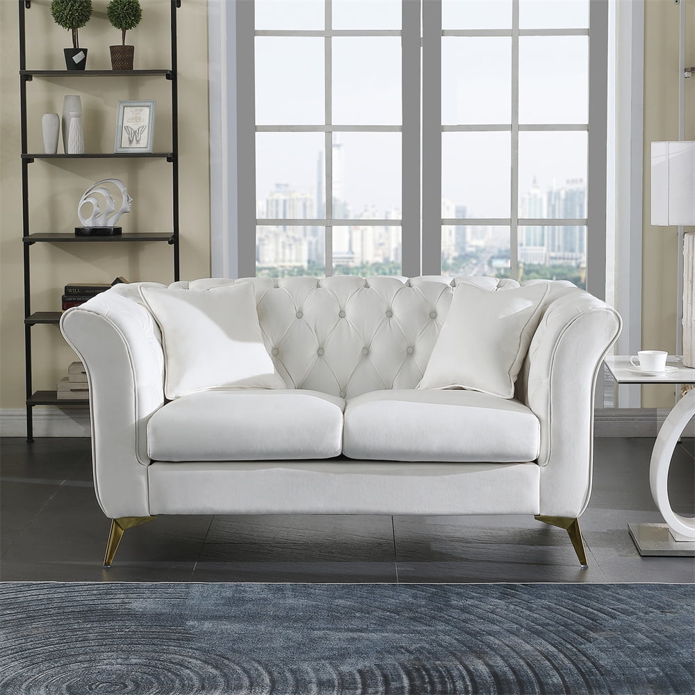 Mastering the Art of White Velvet Loveseats in Modern Spaces