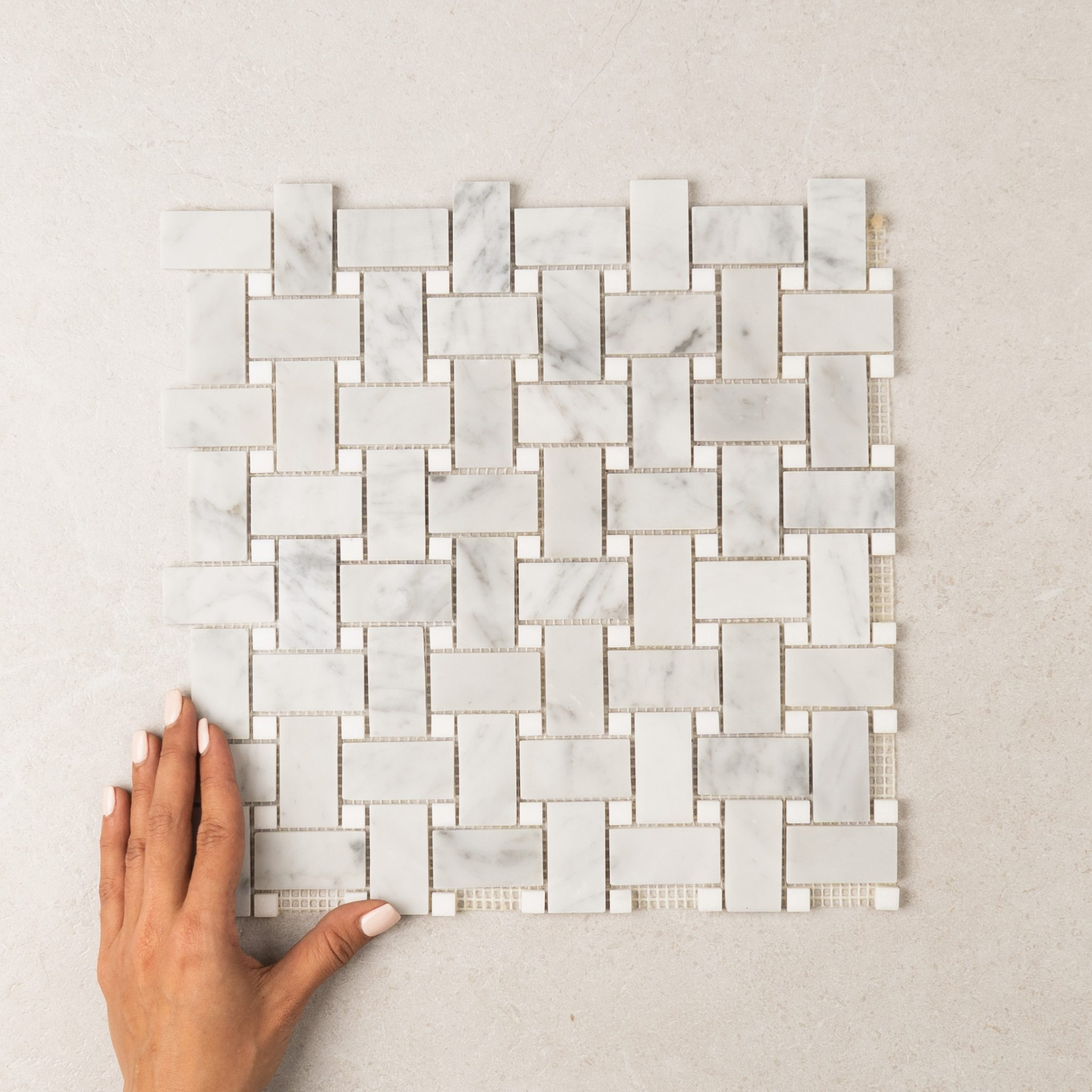 Unveiling the Timeless Elegance of Carrara Dots Honed Mosaic