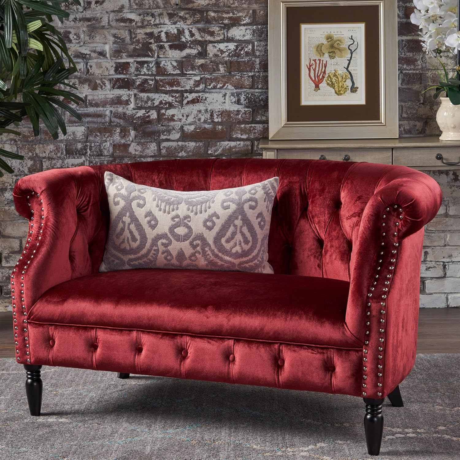 Why the Melaina Loveseat is a Velvet Chesterfield Dream