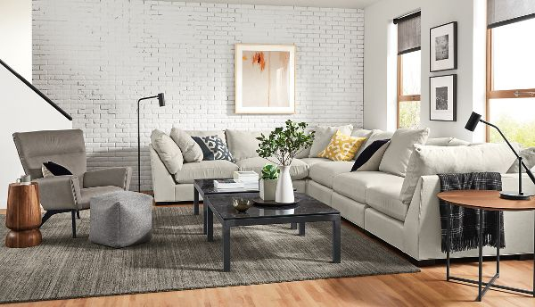 Designing Your Space A Six-Piece Sectional Layout Guide