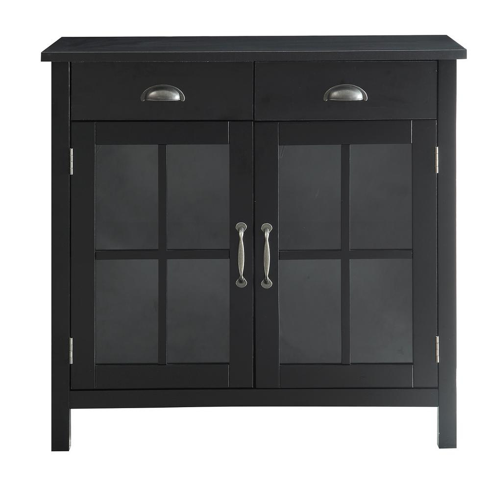 Understanding the Versatility of Black 2-Door Accent Cabinets