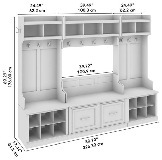 Achieving Effortless Entryway Organization with Engineered Wood