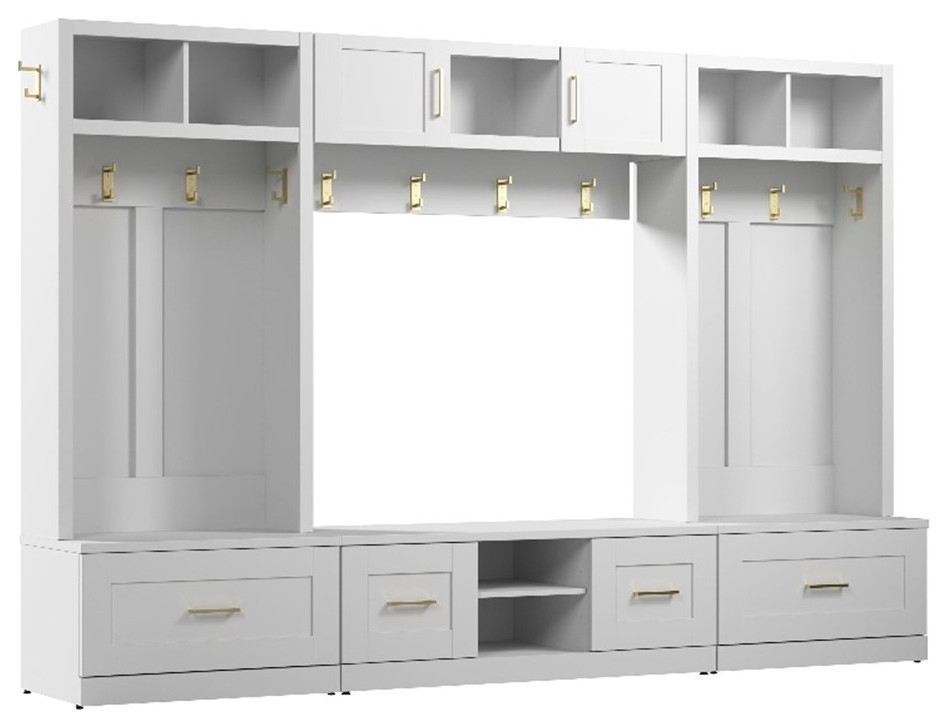 Designing an Organized Entryway with the Bowery Hill Engineered Wood Set