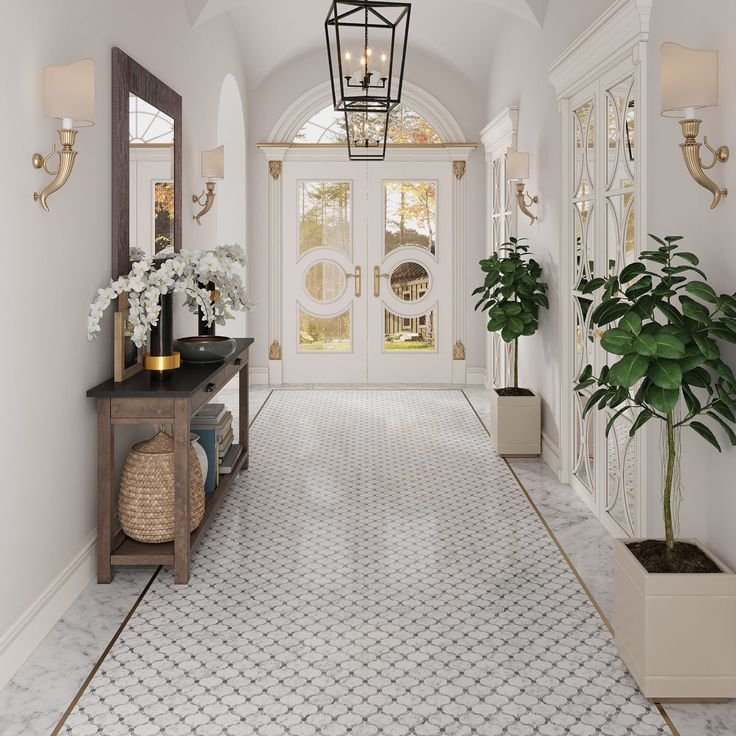 Timeless Elegance How Carrara Arabesque Tiles Transform Spaces
