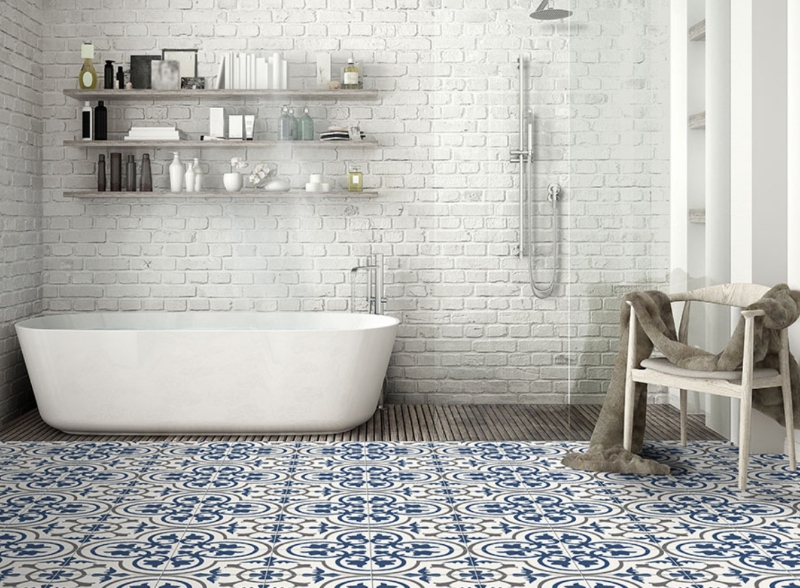 Understanding the Craftsmanship Behind White Encaustic Porcelain Floor Tiles