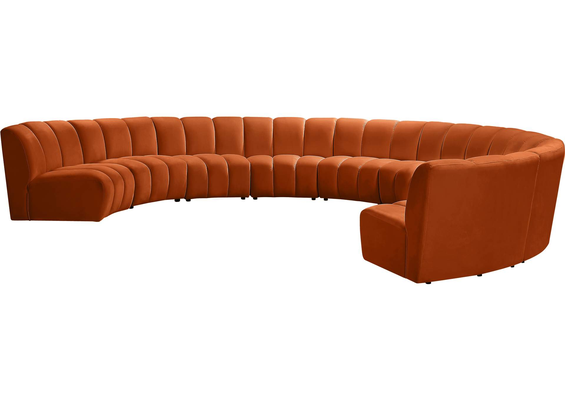 The Versatility of Modular Sectionals Your Guide to the Cognac Arc Velvet