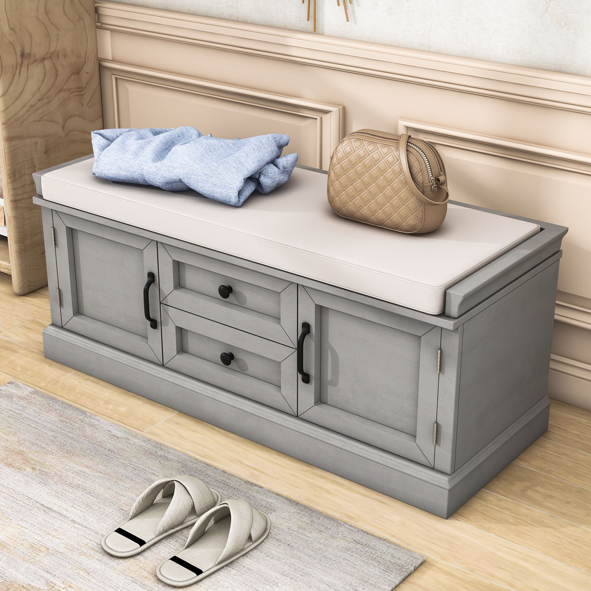 Unlocking the Style and Function of Your Retro Storage Bench Entryway