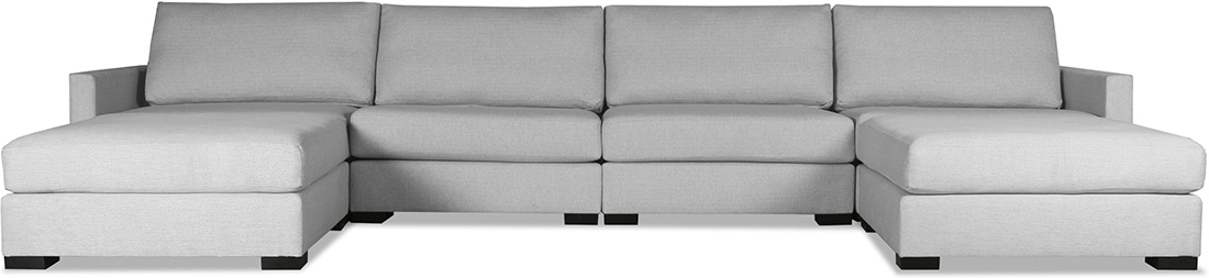 Understanding the Craftsmanship of the Nativa Interiors Hermes Grey Sectional