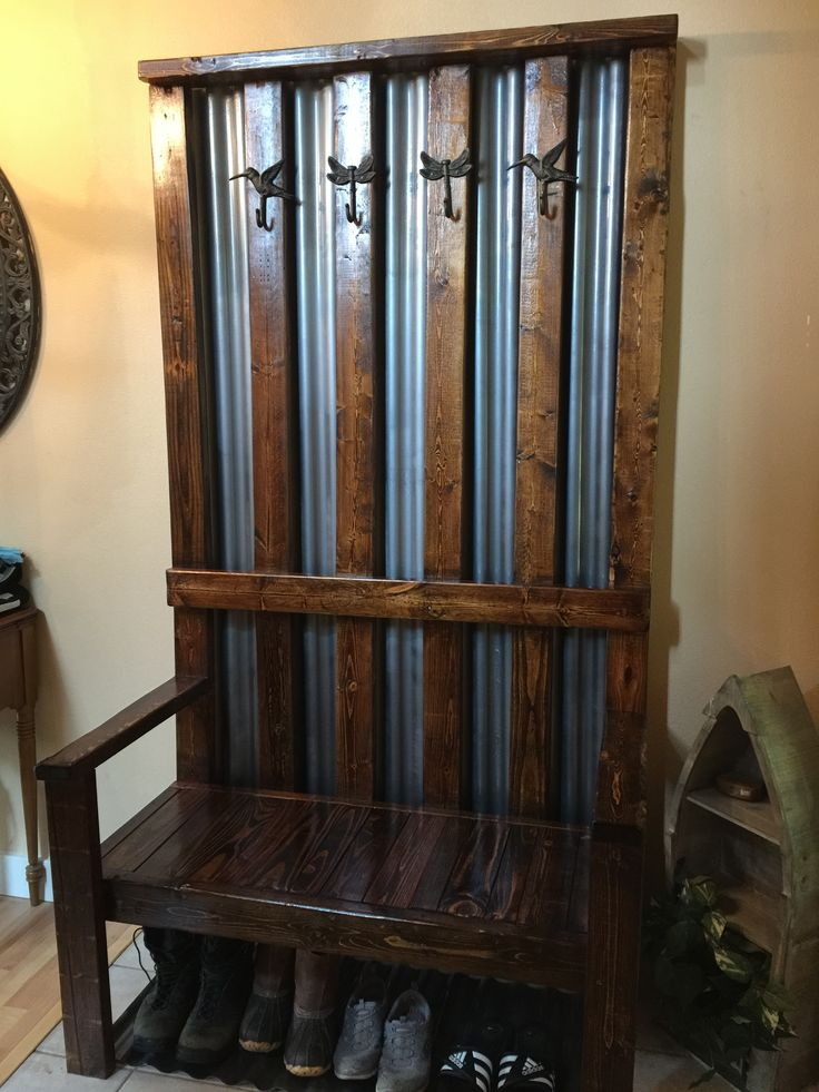 The Subtle Sophistication of European Ivory on Rustic Hall Trees