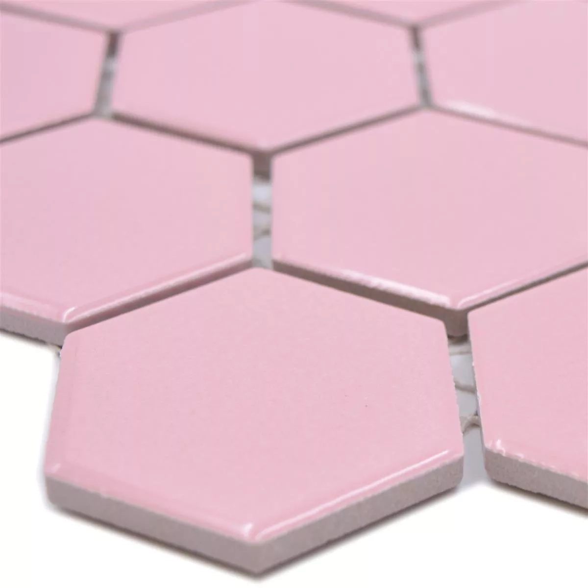 Creative Ways to Incorporate Pink Hexagonal Porcelain Tiles