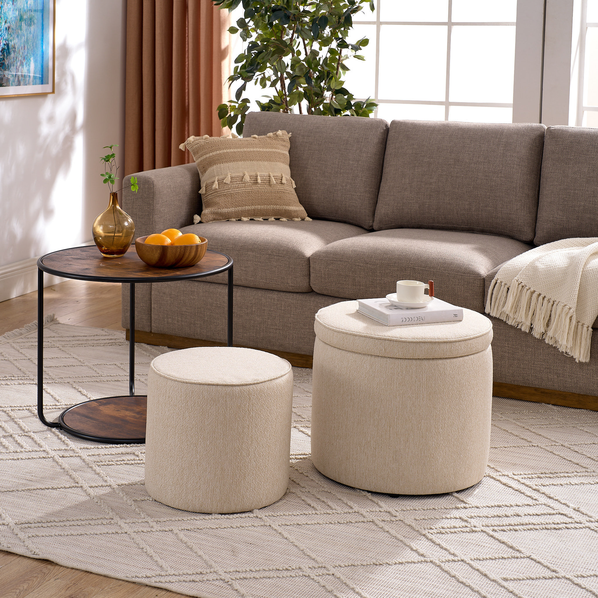 Understanding the Versatility of Bellaq Modern 2-Piece Storage Ottoman Set