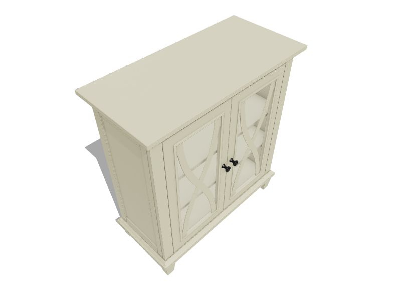 A Closer Look at the Ameriwood Home Ellington Cabinet in Ivory