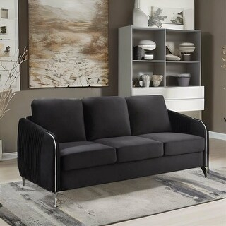 Understanding the Sofia Velvet Loveseat Black Its Design and Appeal