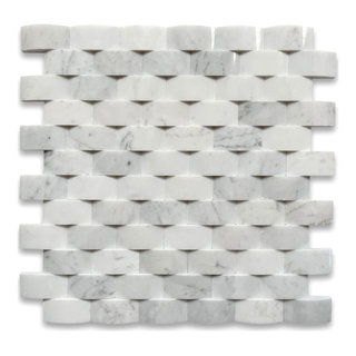 Transform Your Space with the Timeless Beauty of 3D Carrara Mosaics