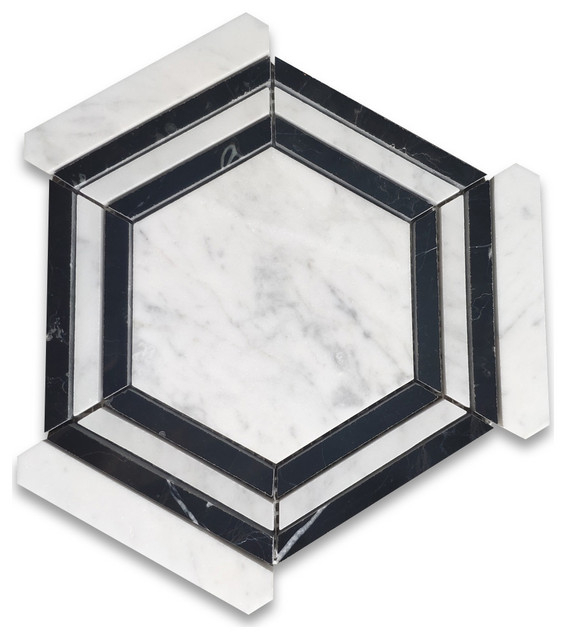 The Timeless Appeal of Carrara White Marble Hexagon Tiles in Your Home