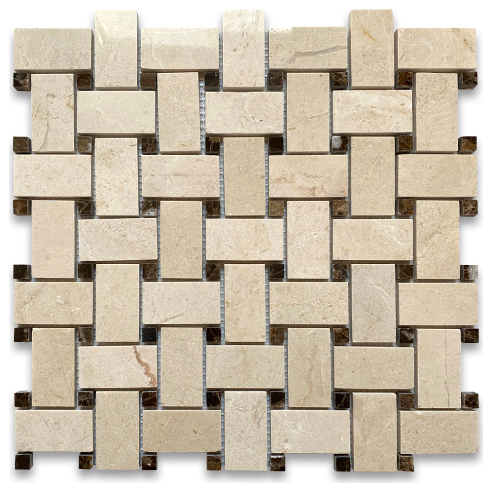 Design Inspiration for Your Next Project Using Basketweave Marble Mosaics