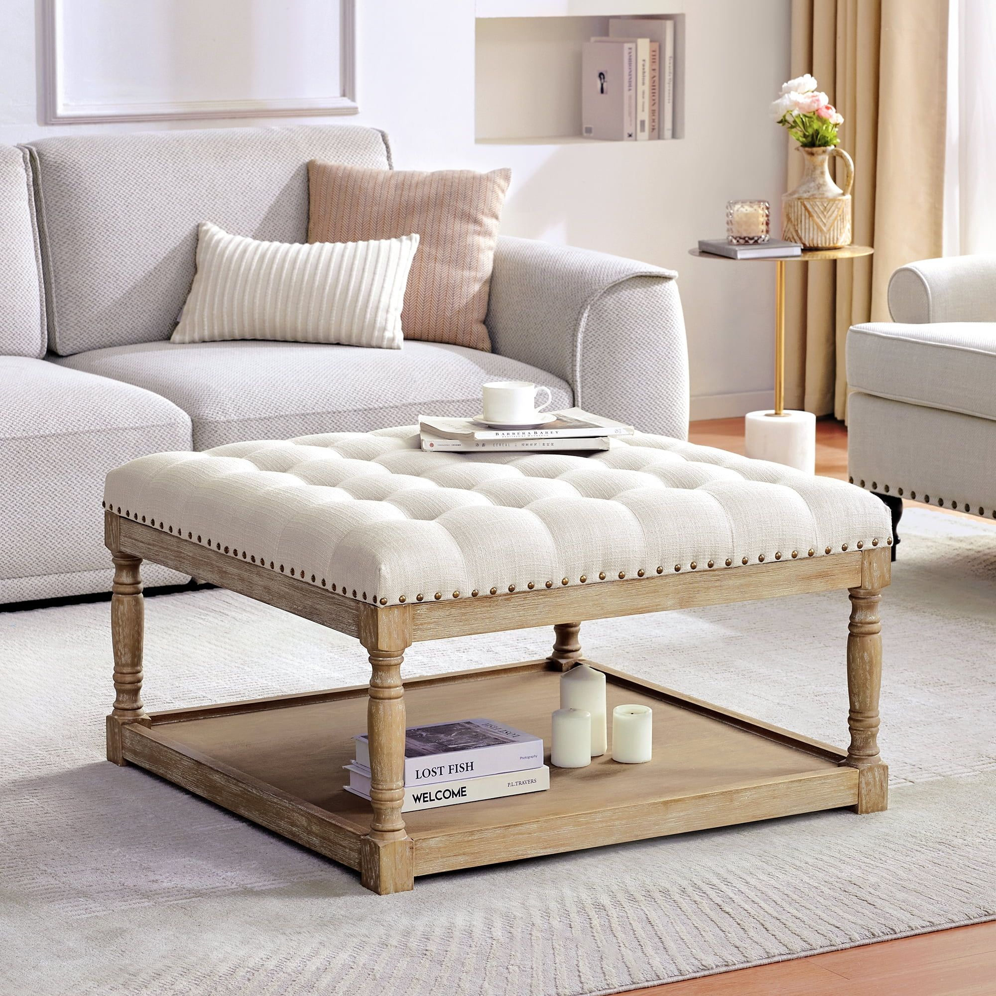 Comparing Tufted Footrest Options for Living Room Furniture