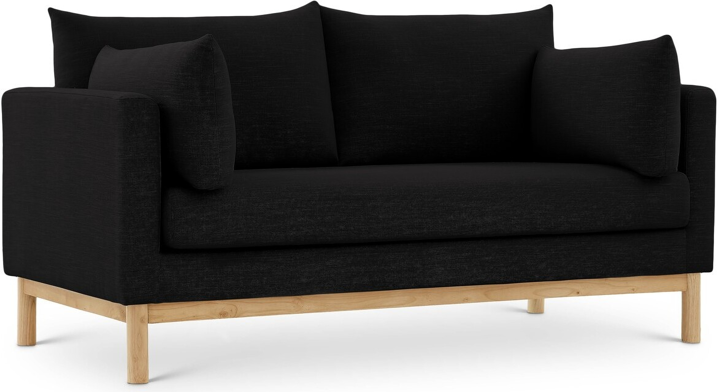 Styling Your Room Around the Sophisticated Langham Black Loveseat