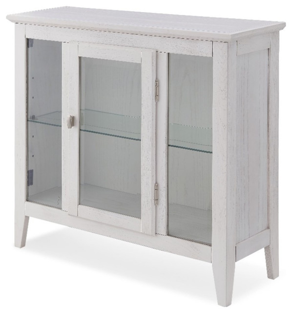Discovering the Charm of the Leick Home Entryway Curio Cabinet in Weathered White