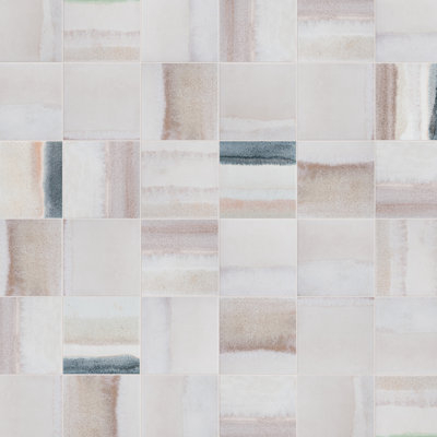 Unveiling the Beauty of Matter Canvas Bone Blue Porcelain Tile