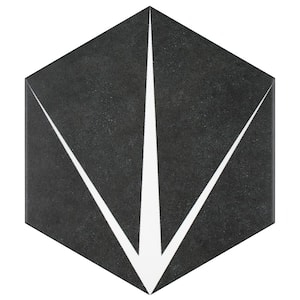 Why Trident Hex Porcelain Tiles in Nero are a Designer's Dream