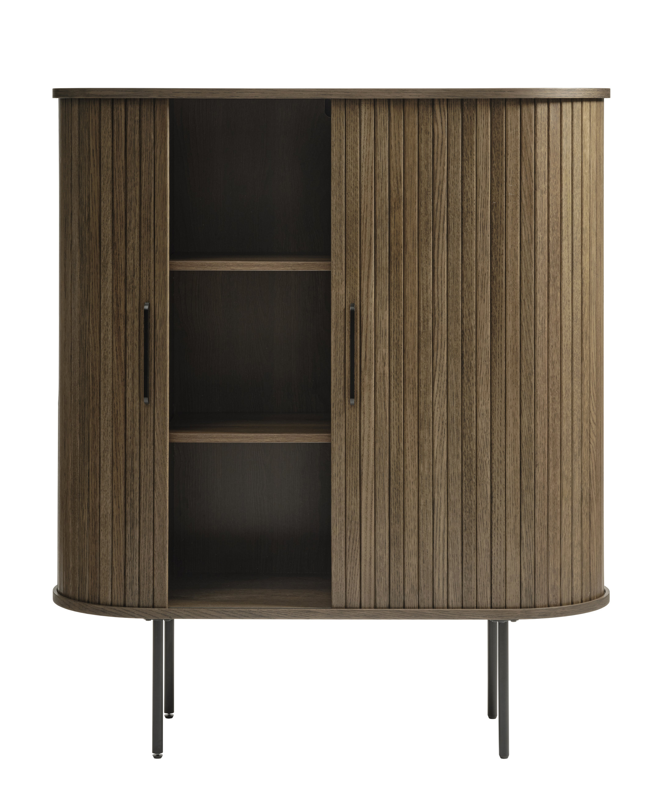 Integrating a Rounded Sliding Door Cabinet into Your Home Decor