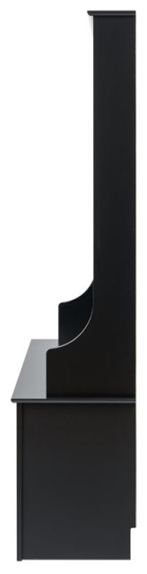 Stylish Organization Unpacking the Prepac Hall Tree with Shoe Storage in Black