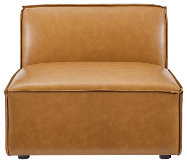 The Art of Lounge Design Finding the Perfect Tan Faux Leather Sectional
