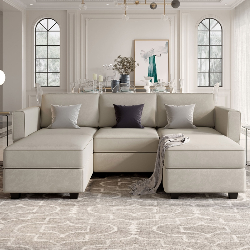 From Floor Plan to Dream Room Integrating a Cream Sectional for Ultimate Relaxation