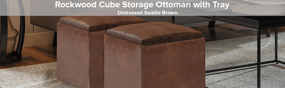 Designing with Purpose How Rockwood Cube Storage Ottoman Enhances Living Spaces