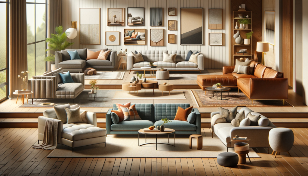 Choosing the right sofa material for your home's aesthetic needs