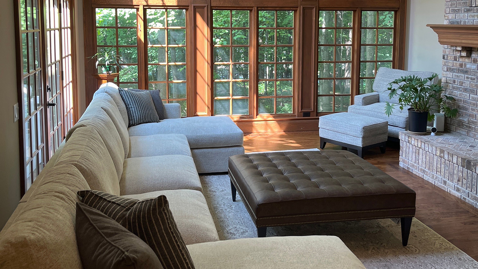 Transforming Your Interior with the Elegant Leavenworth Beige Linen Cocktail Ottoman