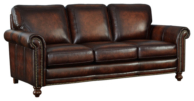 Understanding the craftsmanship behind Grayson hand rubbed top grain leather ottomans