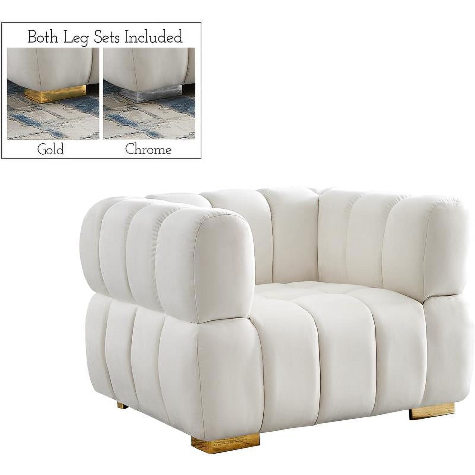 Creating comfort and style with cream velvet seating