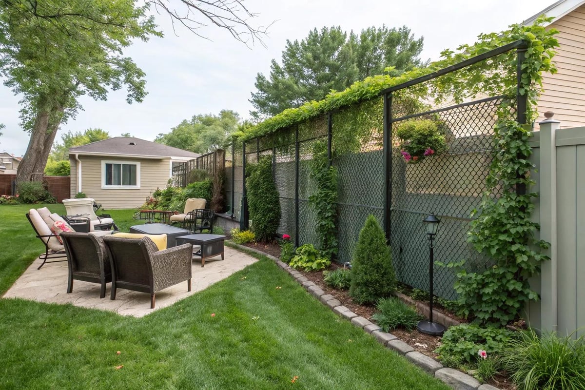 chain link fence privacy options