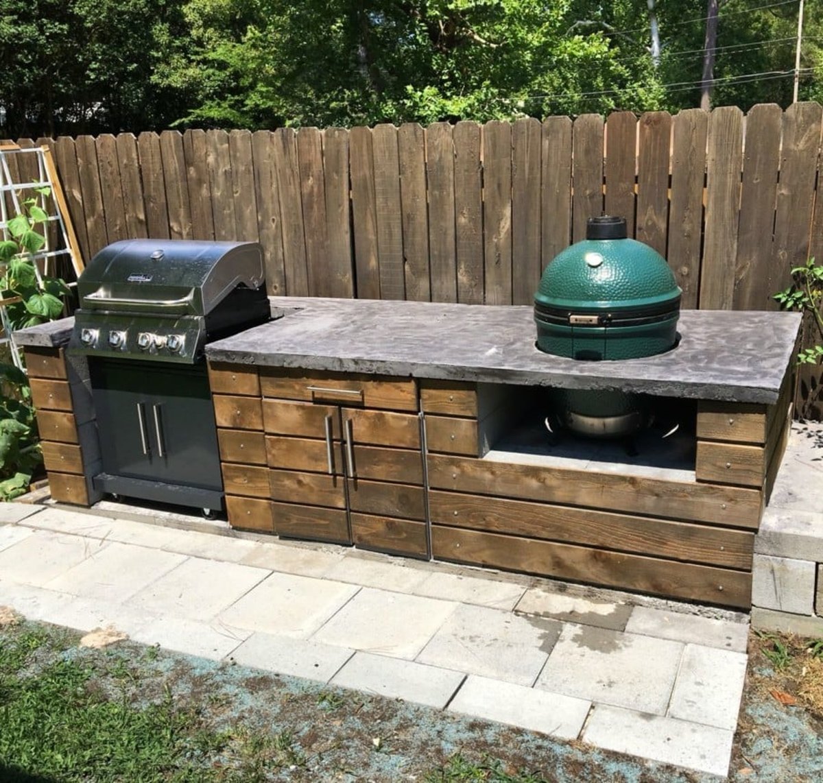 Crafting Your Dream Outdoor Kitchen Island for the Big Green Egg