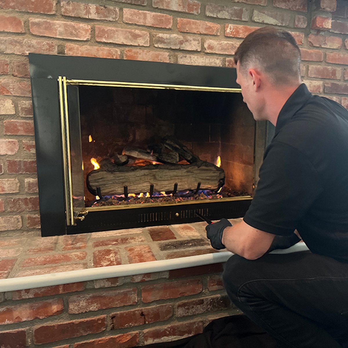 gas fireplace turns off by itself