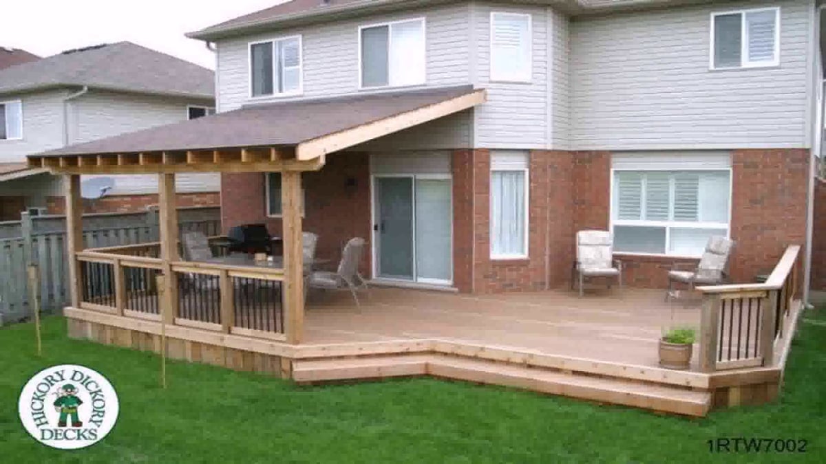 how to build a patio cover attached to house