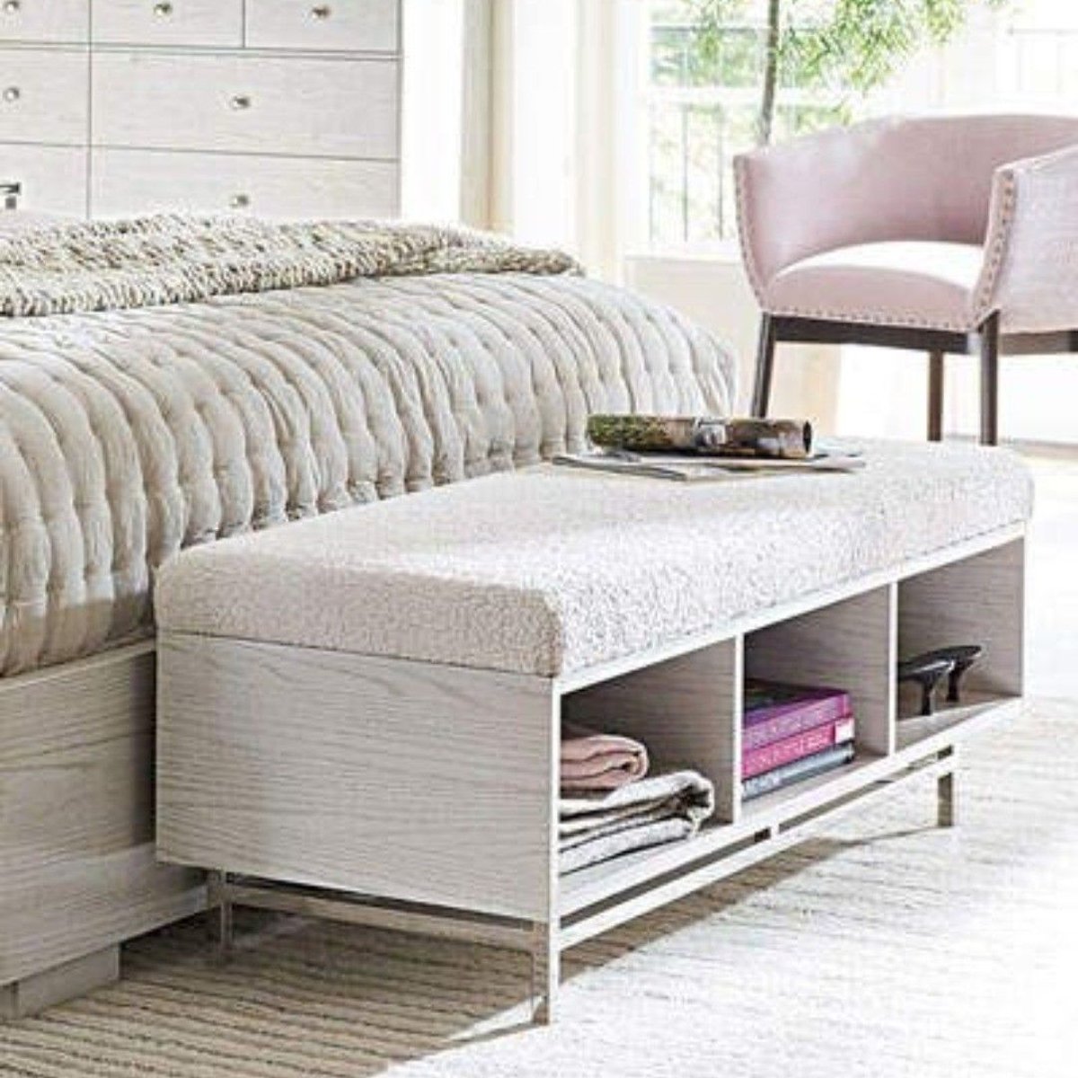 Invest in Your Bedroom An End of Bed Storage Bench for Style and Function