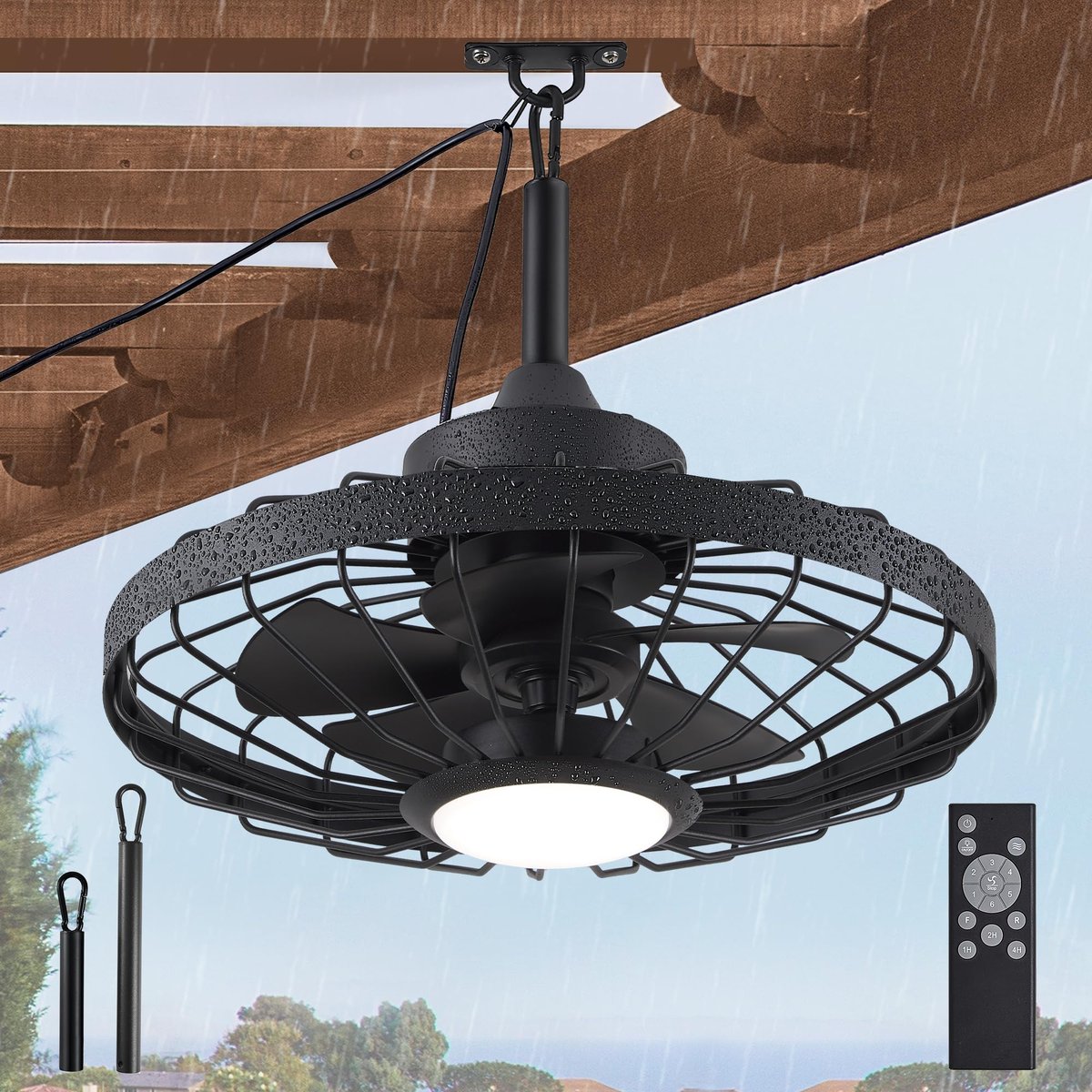 outdoor ceiling fans for gazebo