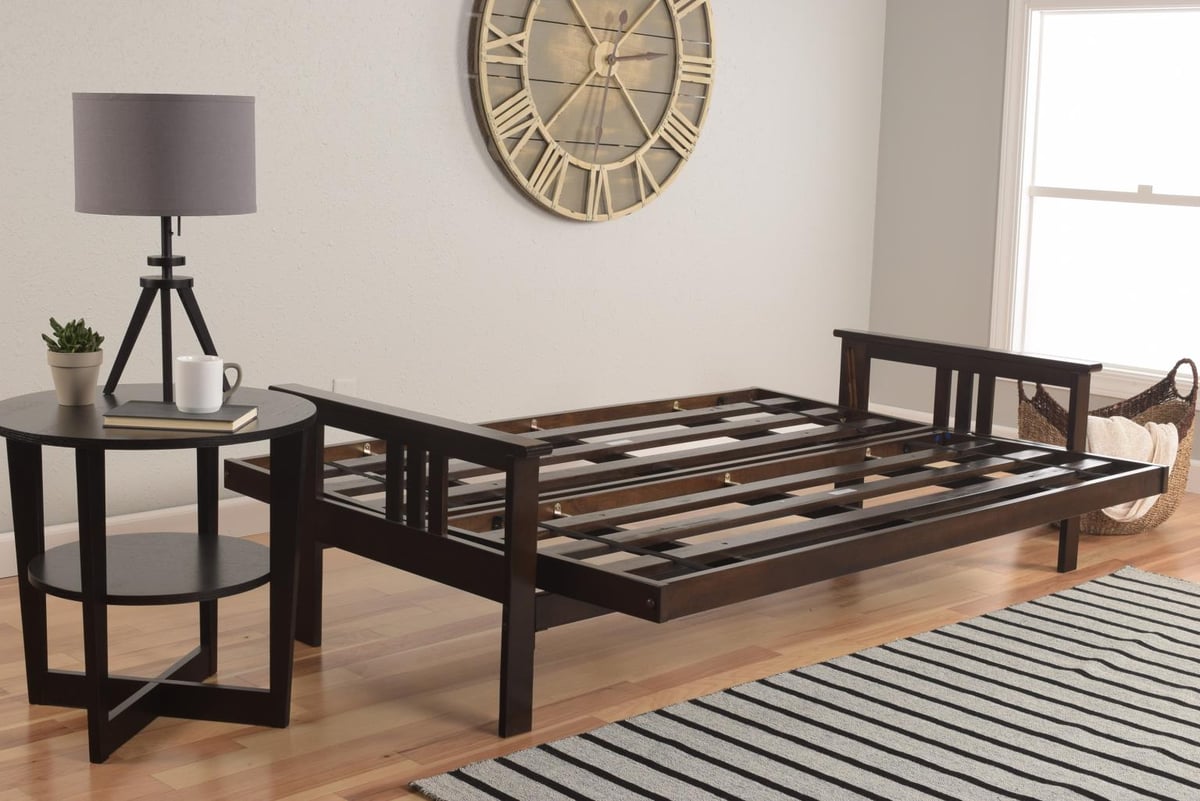 queen futon frame with mattress