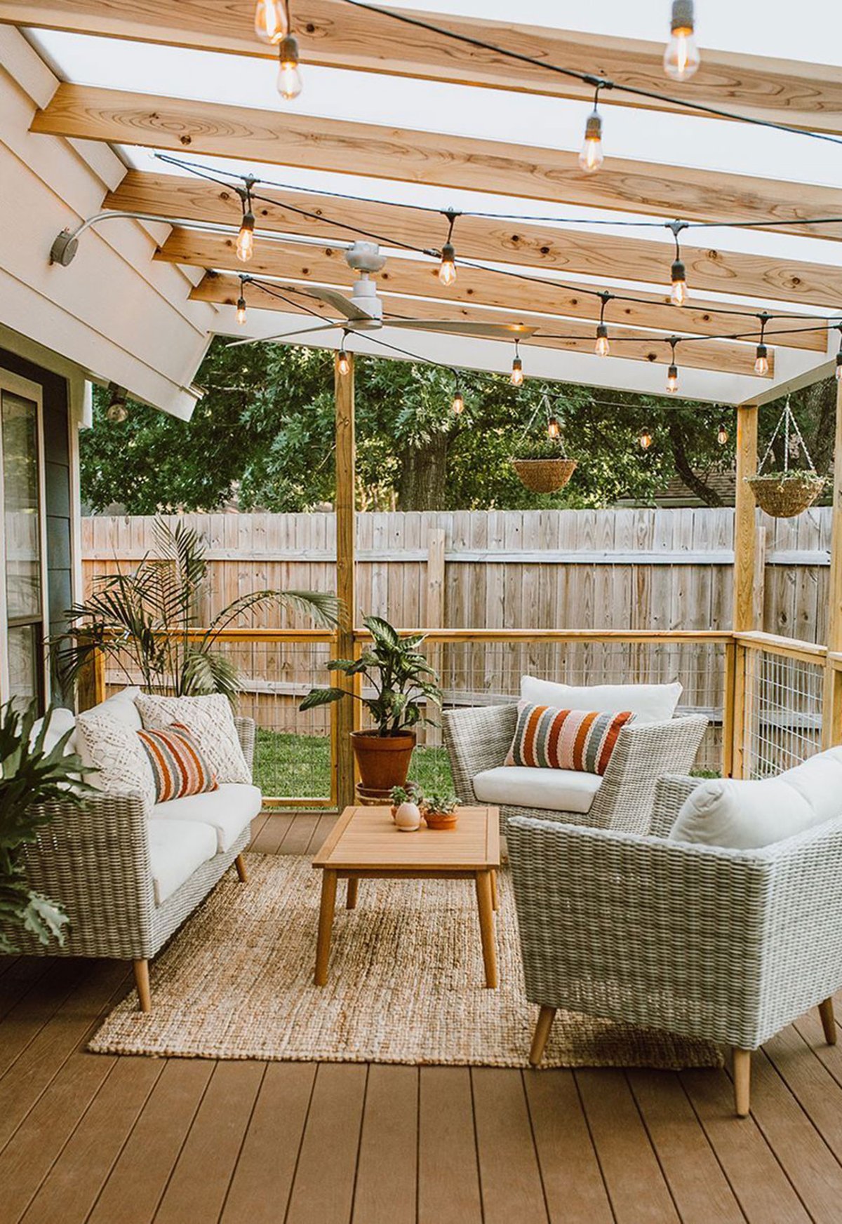roof ideas over a deck