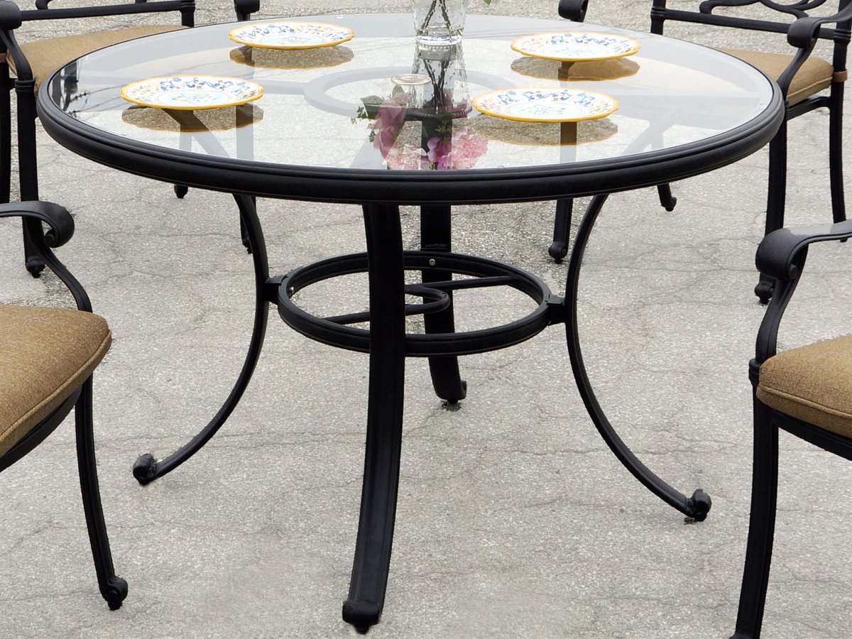 Unveiling the Enduring Charm of Round Glass Patio Dining Tables