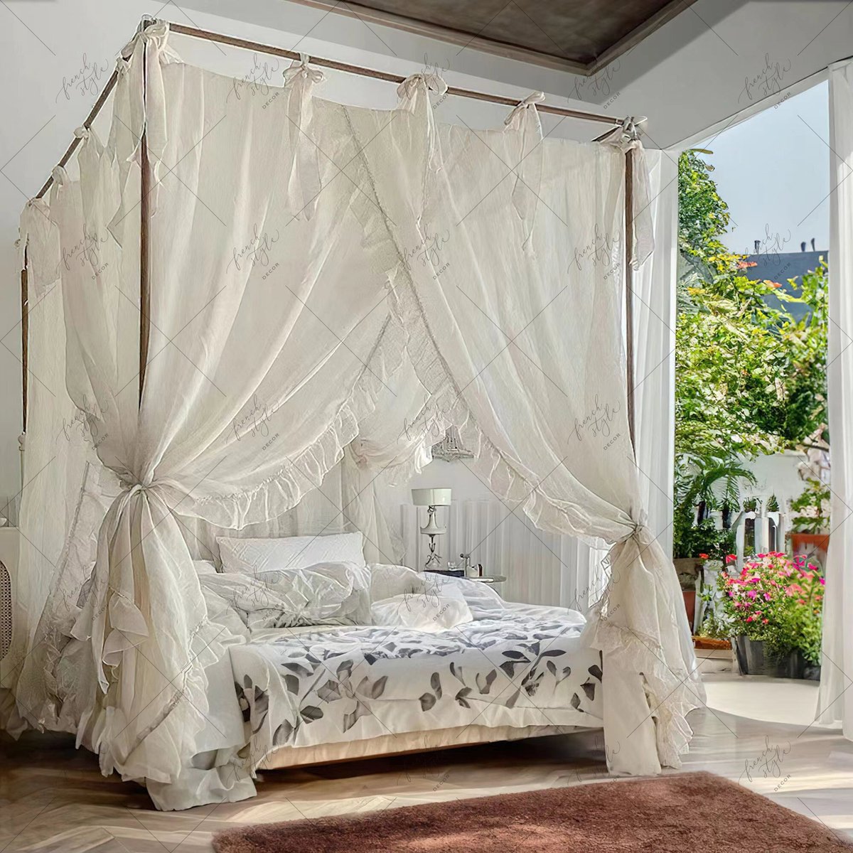 Weaving Dreams The Enduring Allure of Four Poster Canopy Curtains