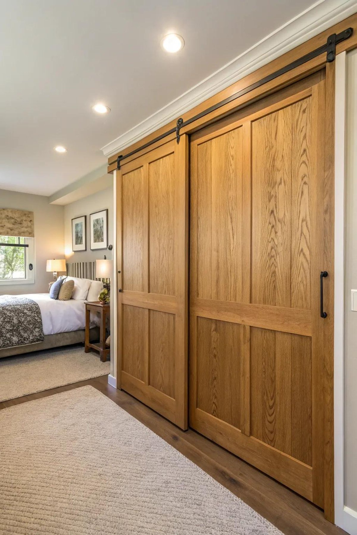 wood sliding closet doors for bedrooms