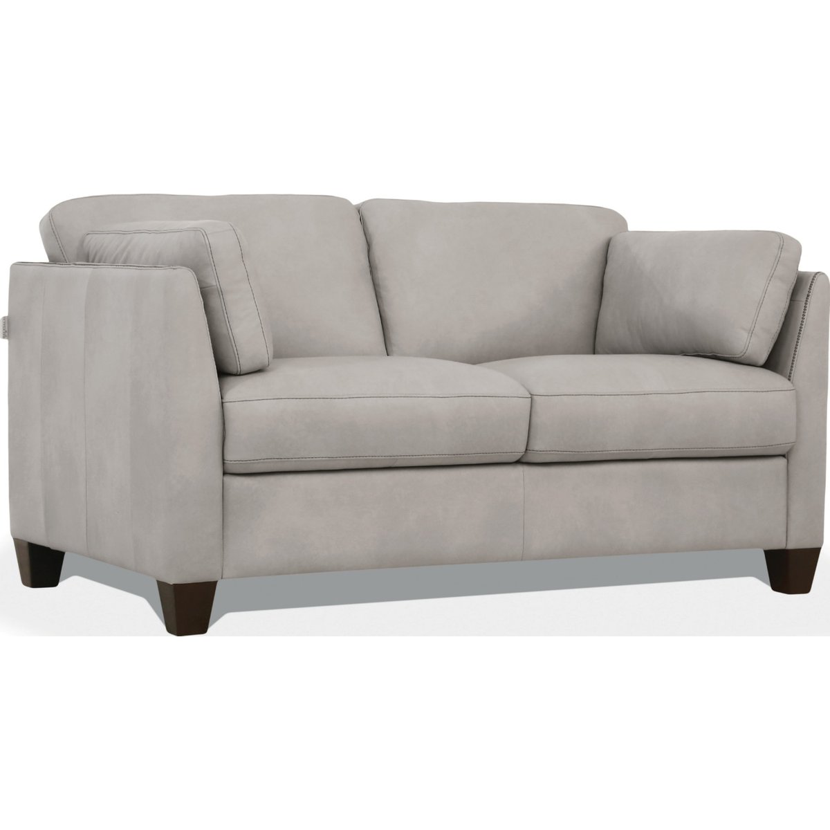 Decoding the Durability of Dusty White Leather in the ACME Matias Loveseat