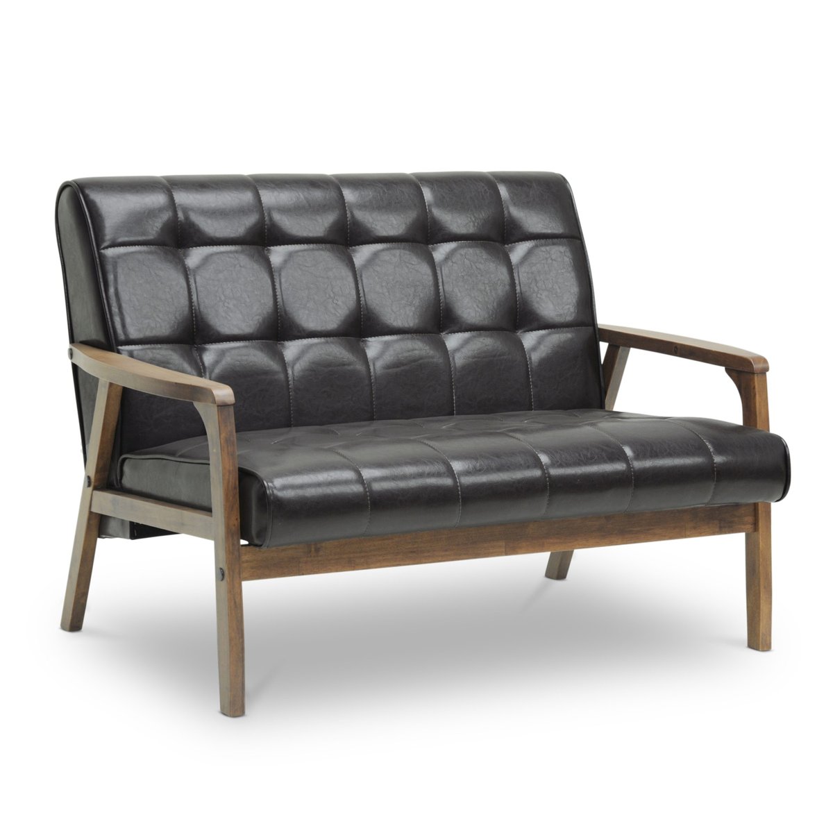 Mid-Century Modern Mastery A Deep Dive into the Baxton Studio Loveseat