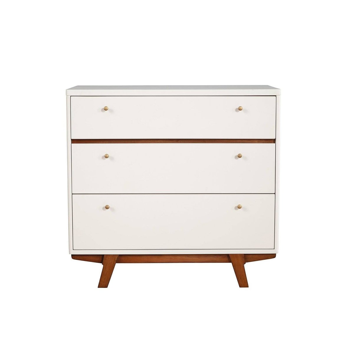 Maximizing Storage Solutions The Dakota 3 Drawer Chest in White